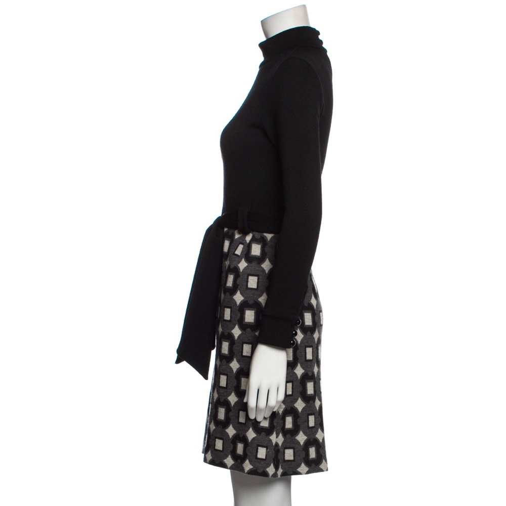 Milly Mock Neck Sweater Dress